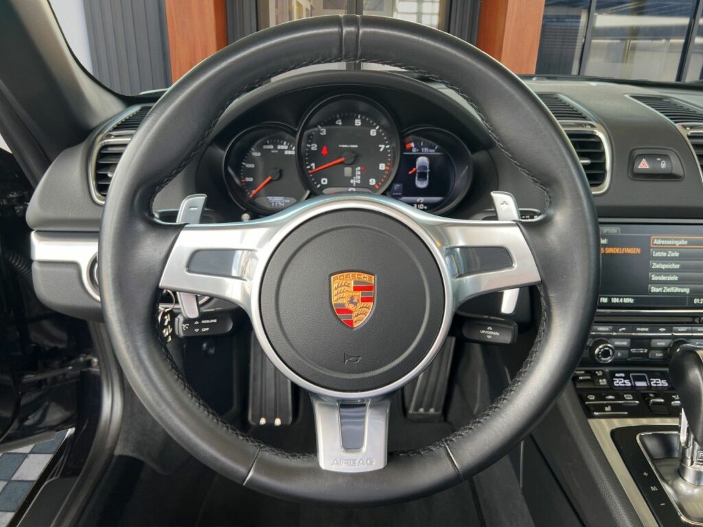 PORSCHE Boxster 981 PDK Black Edition SAGA Approved 9